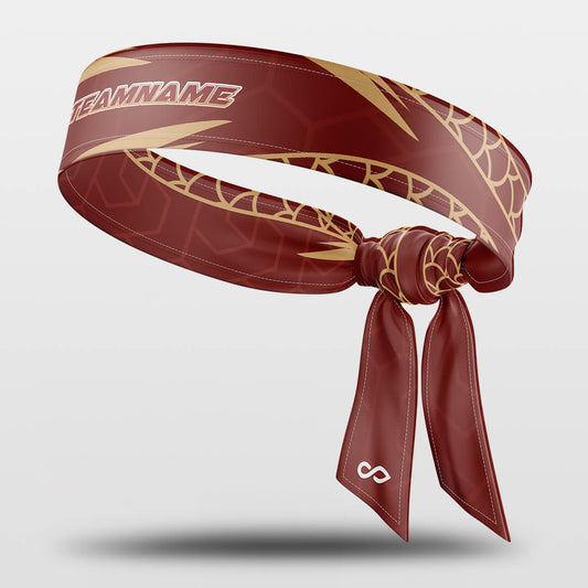 Dragon- Custom Sports Headband Sweat-Wicking Tie