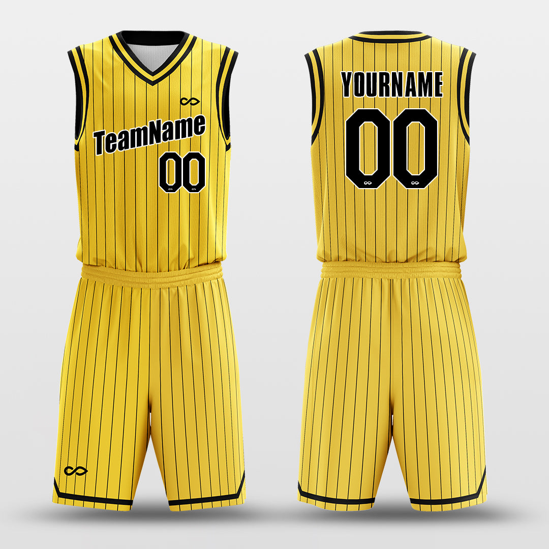 Lakers Yellow - Custom Basketball Jersey Set Design for Team