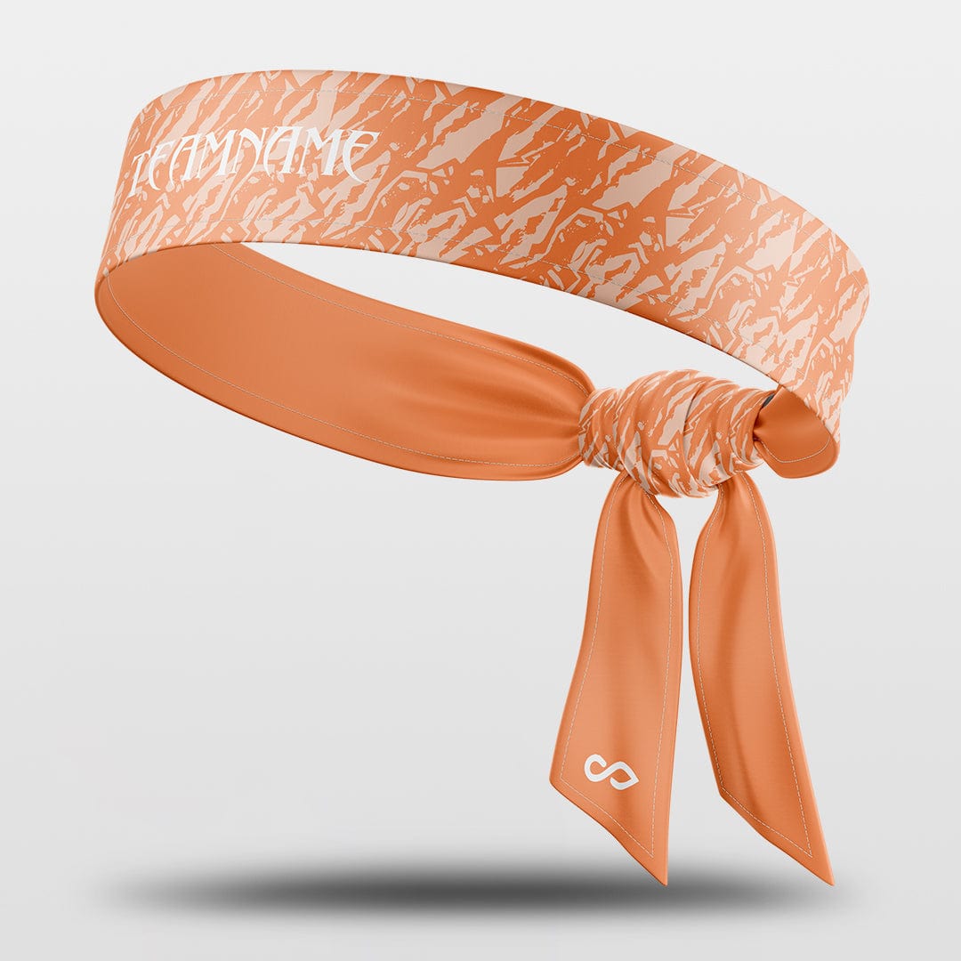 Tigroid - Customized Sports Headband Sweat-Wicking Tie Orange – XBalla
